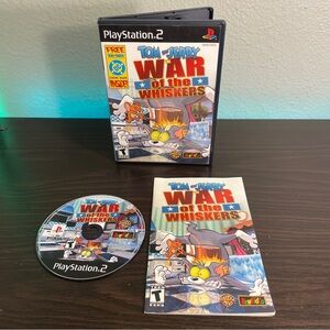 Tom and Jerry in War of the Whiskers (Sony PlayStation 2, 2002) CIB Tested